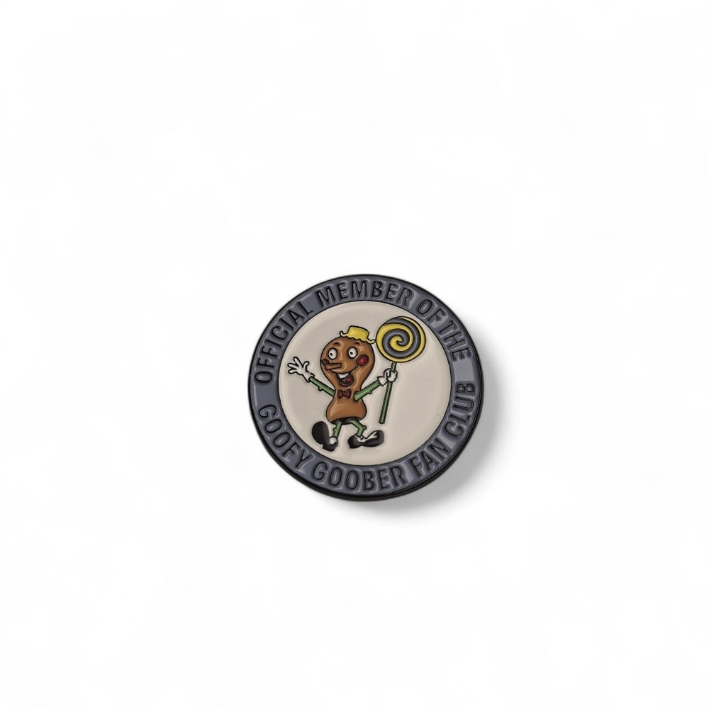 SpongeBob SquarePants "Official Member Of The Goofy Goober Fan Club" Enamel Pin
